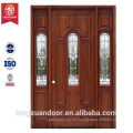 Diseño de la puerta delantera diseño de la puerta principal de madera maciza puerta de madera exterior usada